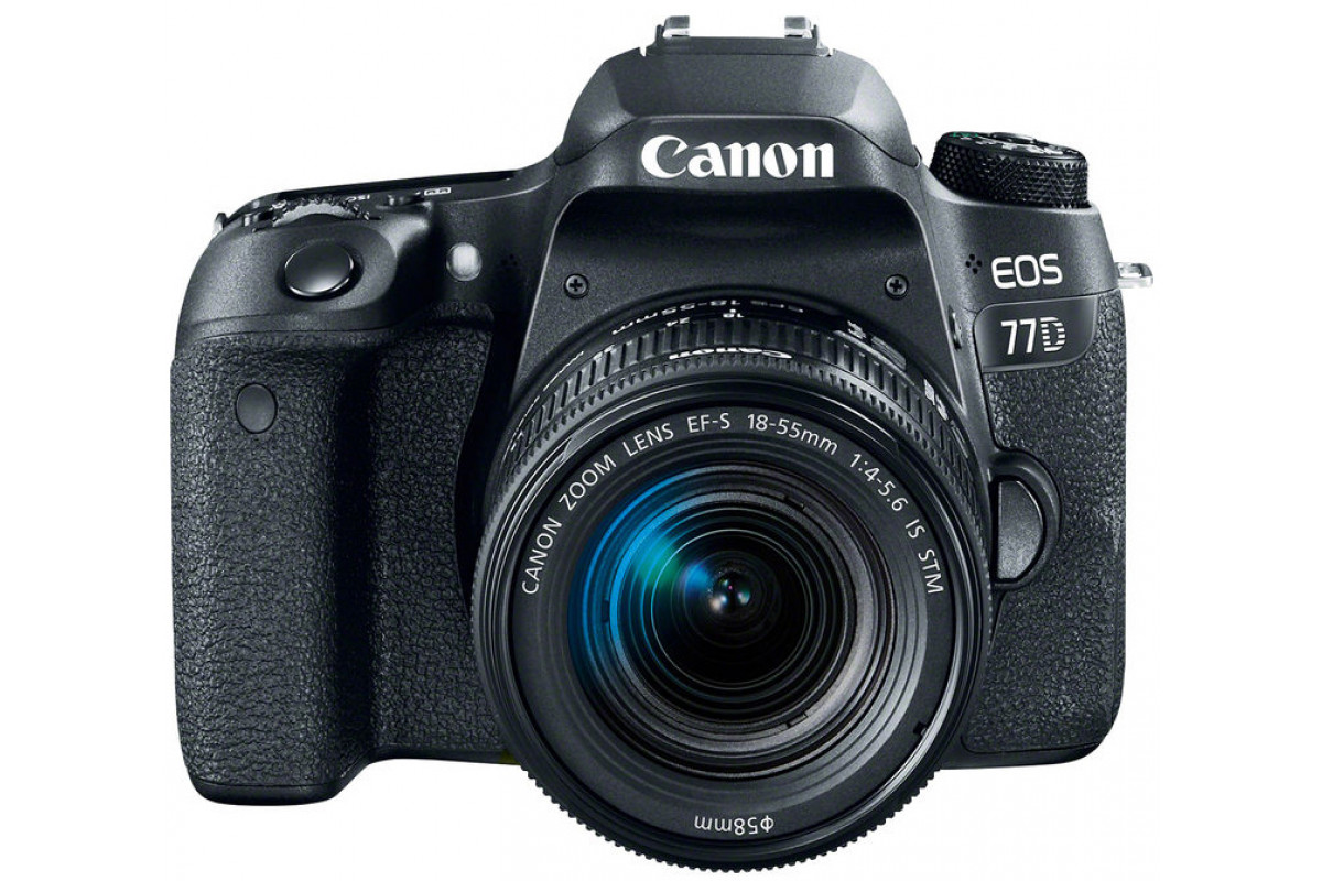 Зеркальный фотоаппарат Canon EOS 77D Kit 18-55 IS STM ( по низким ценам в  интернет-магазине Фотосклад.ру