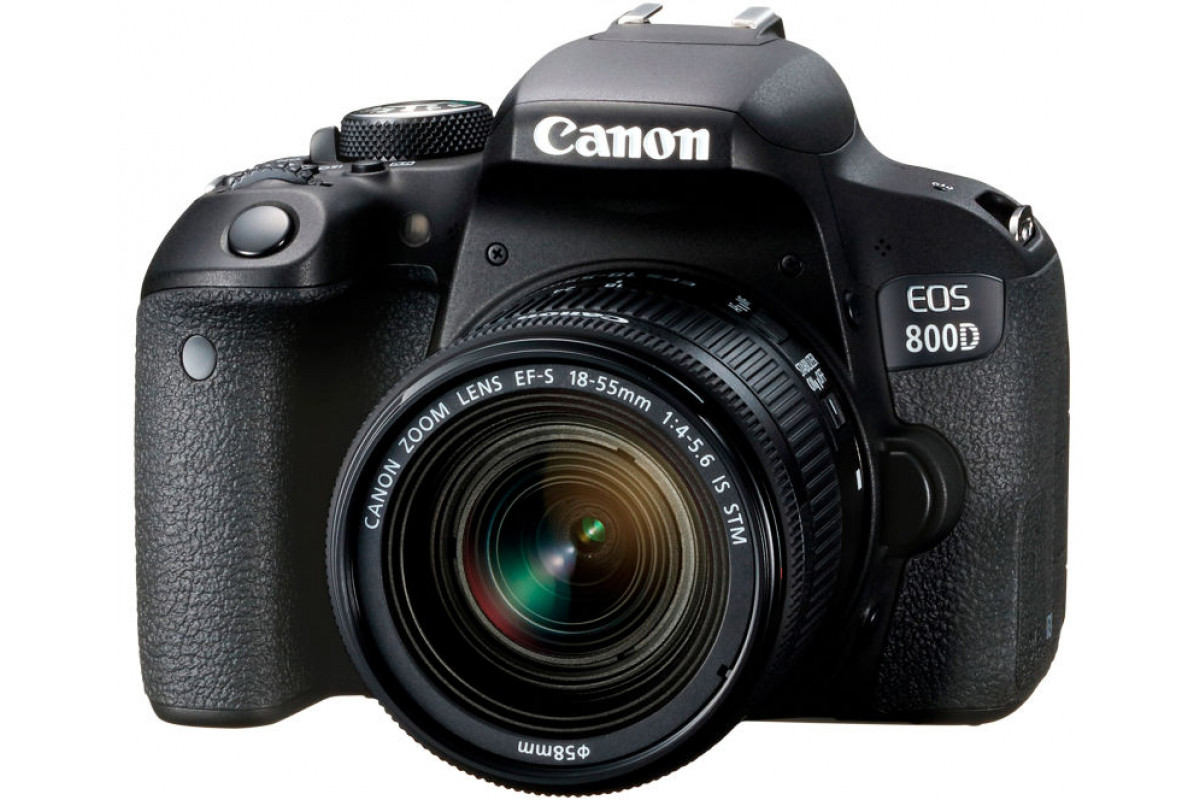 Зеркальный фотоаппарат Canon EOS 800D Kit 18-55 IS STM по низким ценам в  интернет-магазине Фотосклад.ру