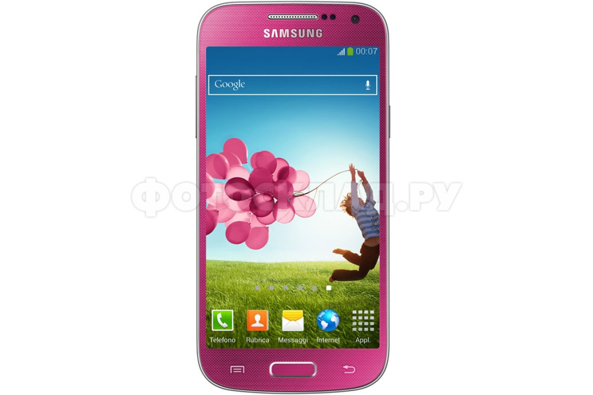 Смартфон Samsung GT-I9190 Galaxy S4 mini pink (розовый) по низким ценам в  интернет-магазине Фотосклад.ру