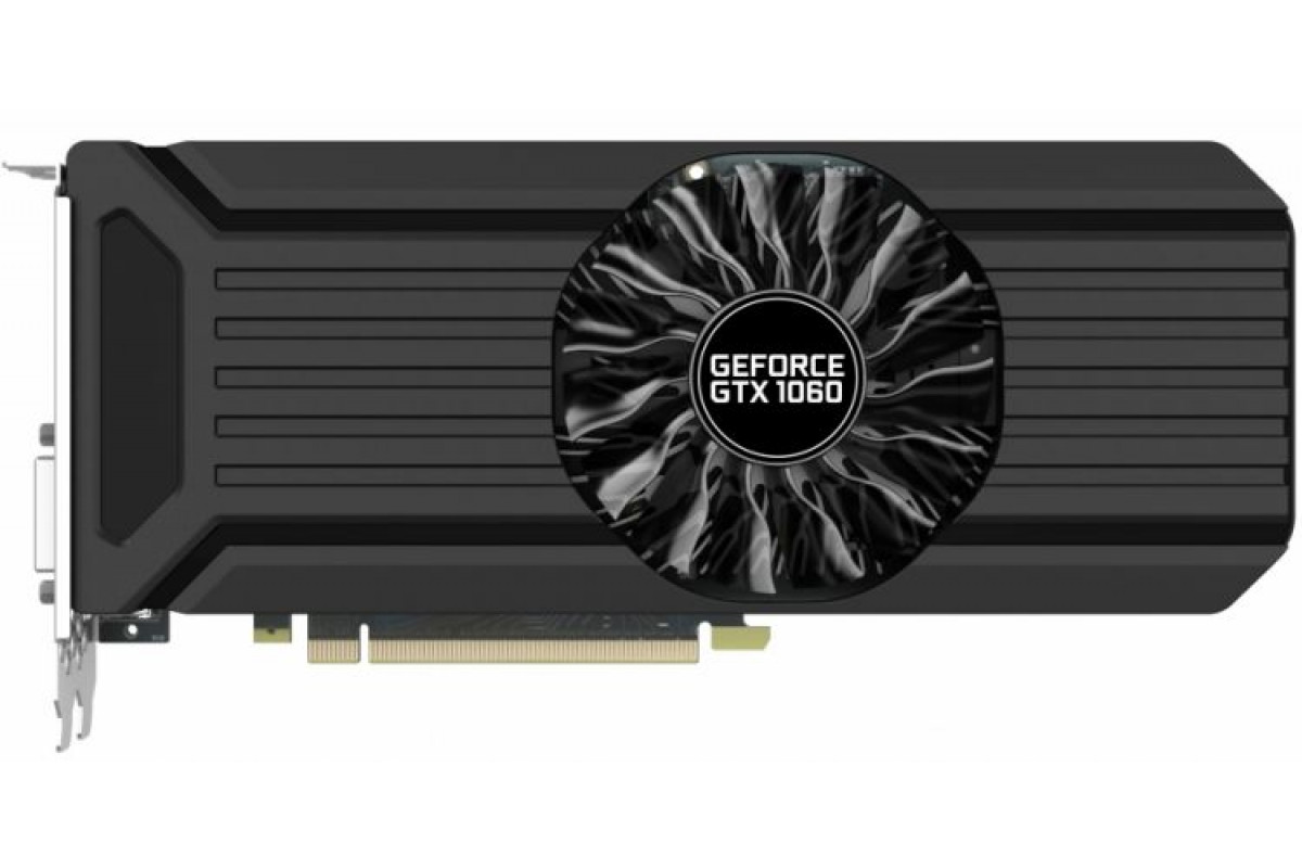 Видеокарта Palit PCI-E PA-GTX1060 STORMX 6G nVidia GeForce GTX 1060 6144Mb  192bit GDDR5 1506/8000 DVIx1/HDMIx1/DPx3/HDCP Ret по низким ценам в  интернет-магазине Фотосклад.ру