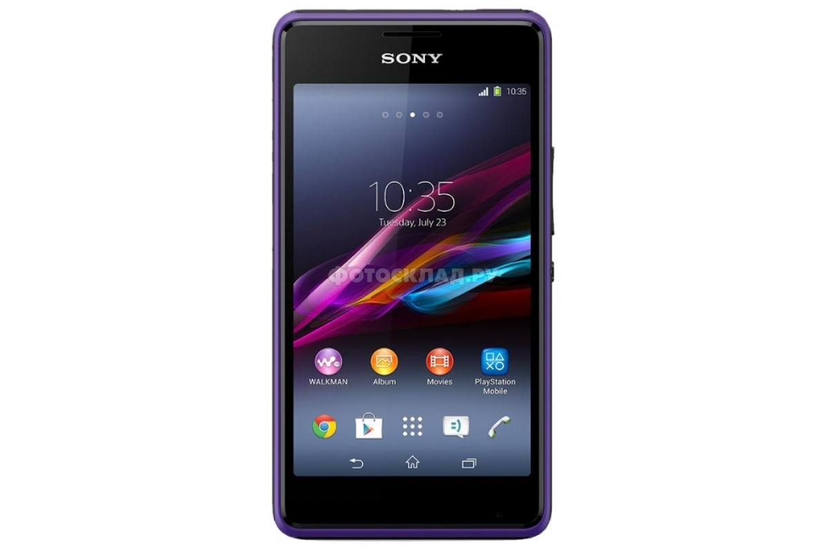 Смартфон Sony D2005 Xperia E1 Purple по низким ценам в интернет-магазине  Фотосклад.ру