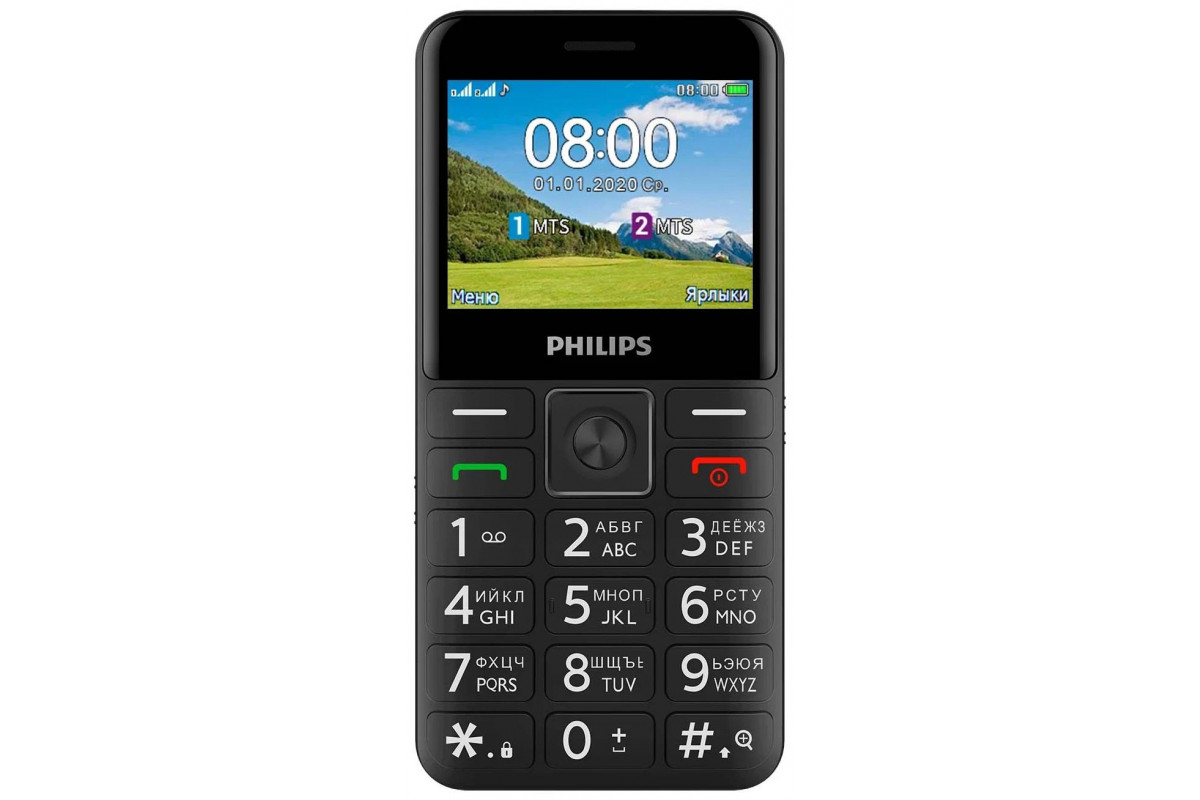 Мобильный телефон Philips Xenium E207 Черный - купить по низким ценам -  отзывы, фото, видеообзоры