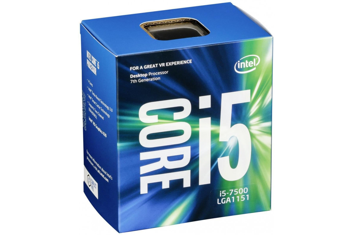 Процессор Intel Original Core i5 7500 Soc-1151 (BX80677I57500 S R335)  (3.4GHz/Intel HD Graphics 630) Box по низким ценам в интернет-магазине  Фотосклад.ру