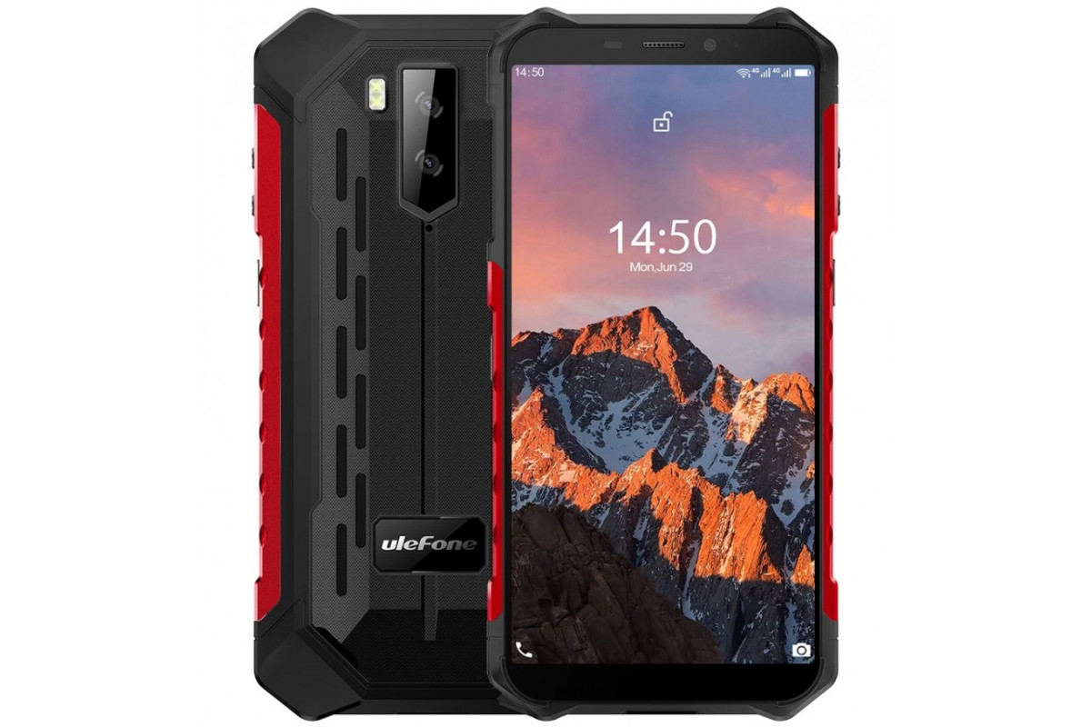 Смартфон Ulefone Armor X5 Pro 4/64Gb Черно-красный по низким ценам в  интернет-магазине Фотосклад.ру