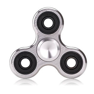 silver fidget spinner