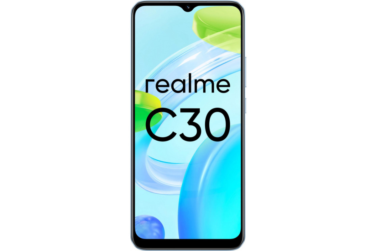 Смартфон Realme C30 4/64GB Голубой по низким ценам в интернет-магазине  Фотосклад.ру