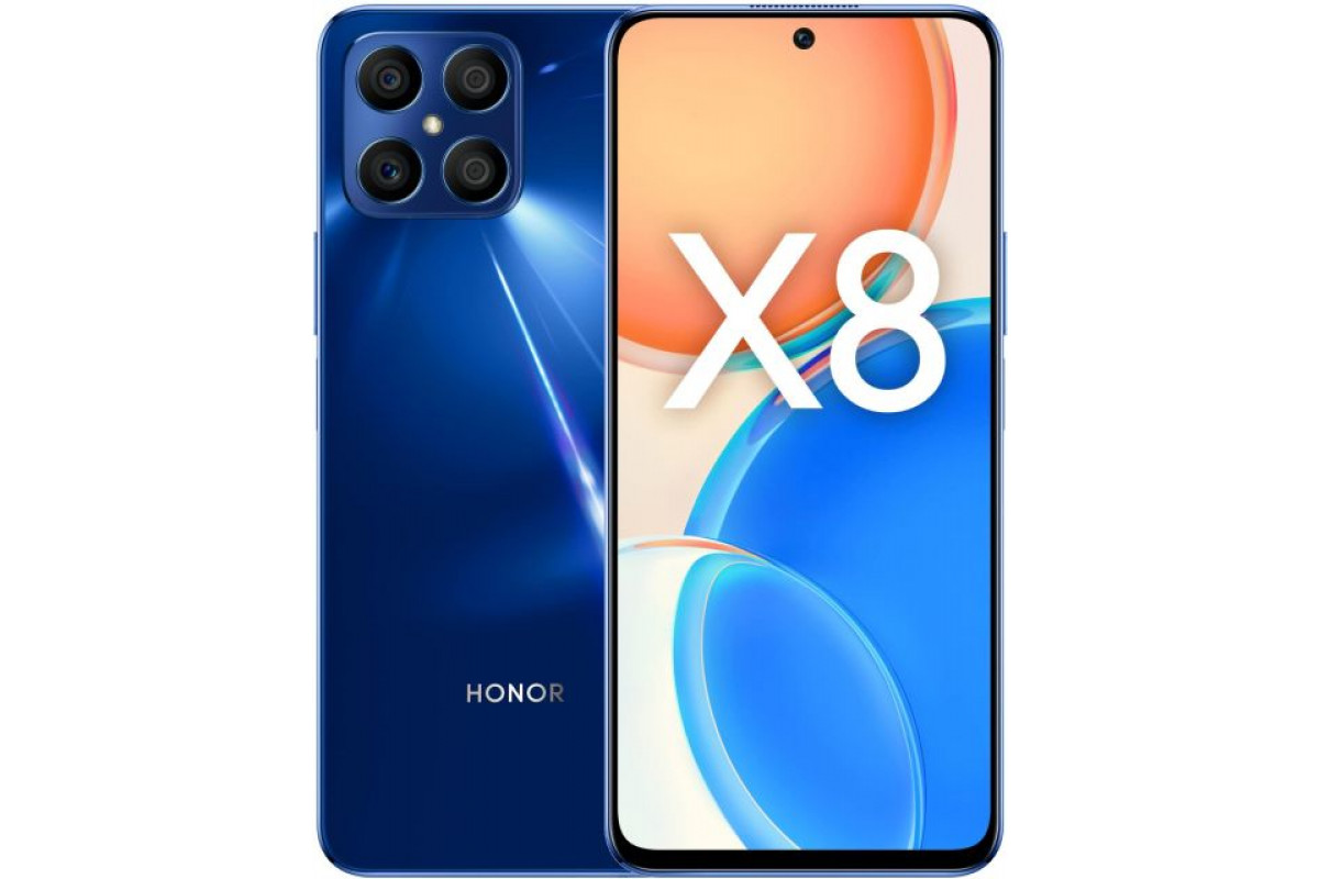 Смартфон Honor X8 6/128GB Синий океан по низким ценам в интернет-магазине  Фотосклад.ру