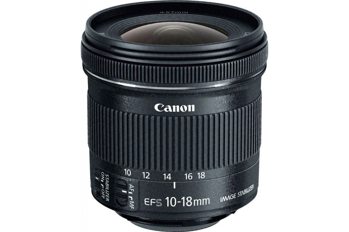 Объектив Canon EF-S 10-18mm f/4.5–5.6 IS STM по низким ценам в  интернет-магазине Фотосклад.ру