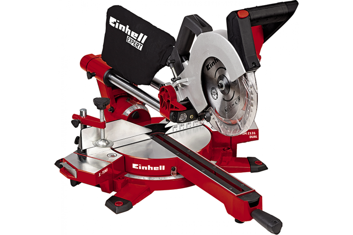 Пила торцовочная einhell te sm 2131