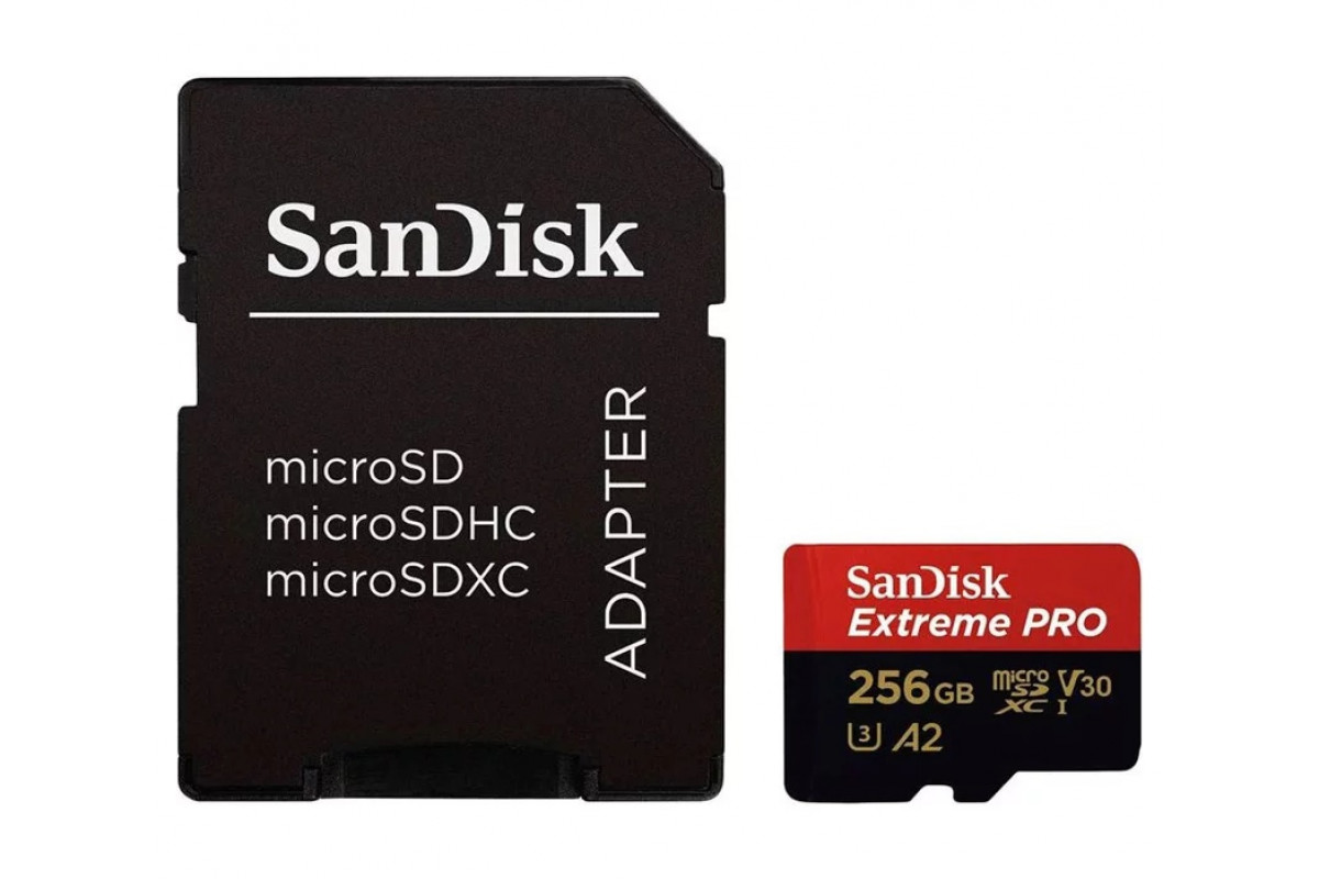 Карта памяти sdxc sandisk 64gb extreme pro uhs i u3 v30