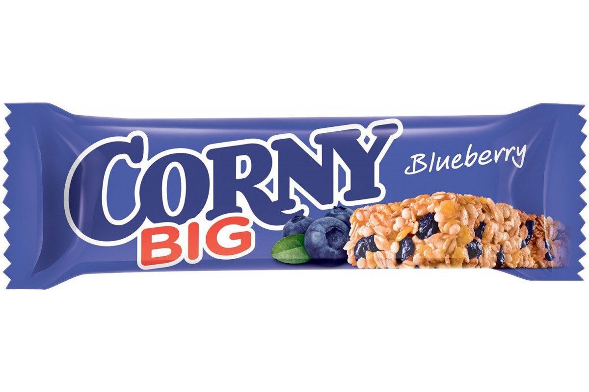 Злаковый батончик corny big Blueberry с черникой, 40 г