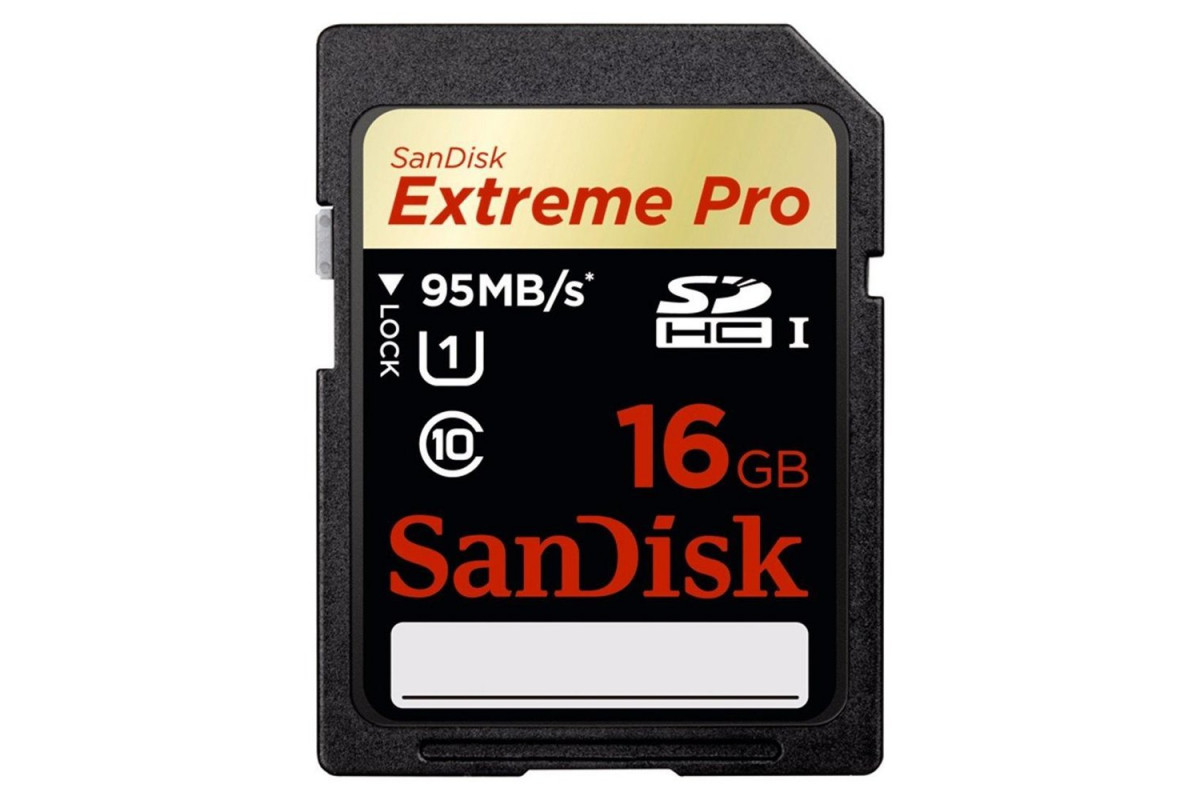 Карта памяти sandisk extreme pro sdhc uhs class 3 v30 95mb s 32gb