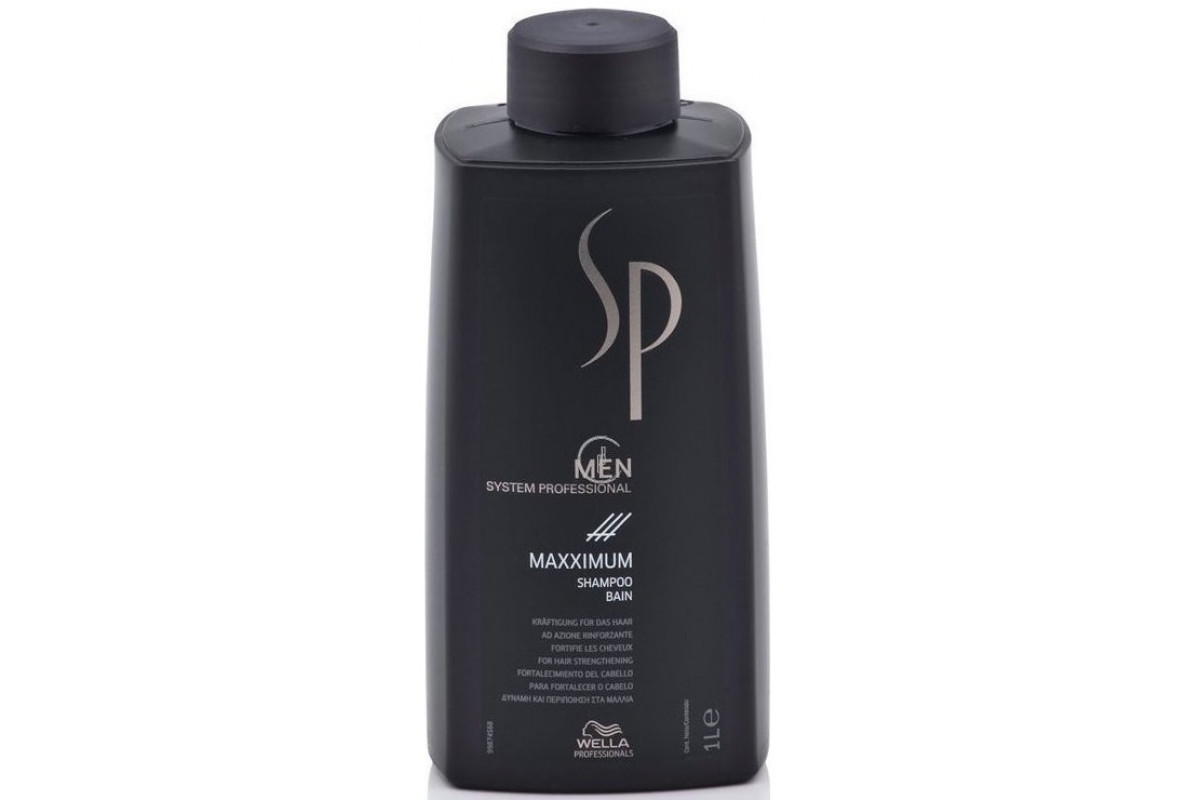 Шампунь максимум. SP men System professional Maxximum Wella. Wella SP Maxximum Shampoo. Шампунь от выпадения волос 1000мл hair professional.