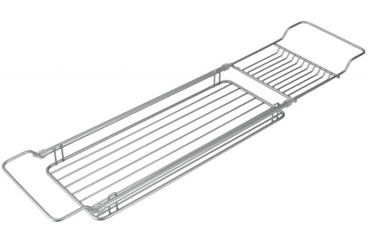 Полка на ванну раздвижн. Reflex 65/85*16cм Polytherm, Metaltex