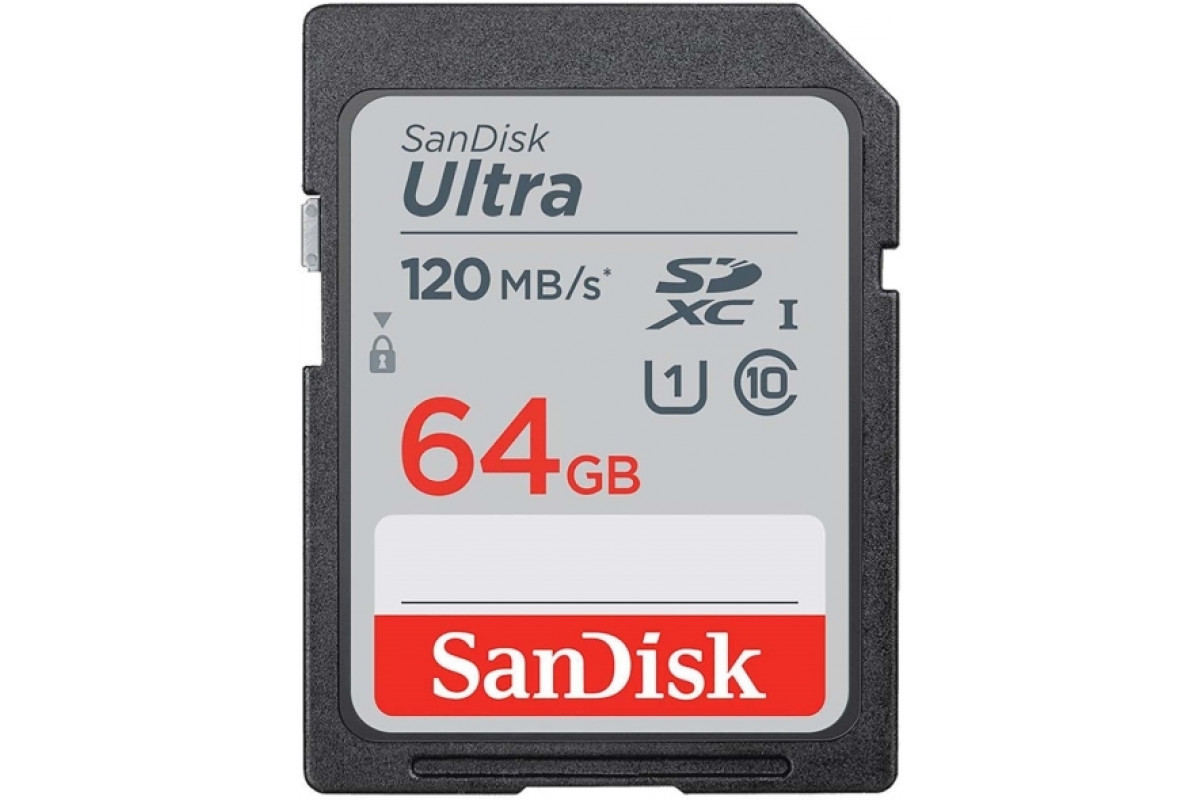 Карта памяти sandisk sdxc 64 гб