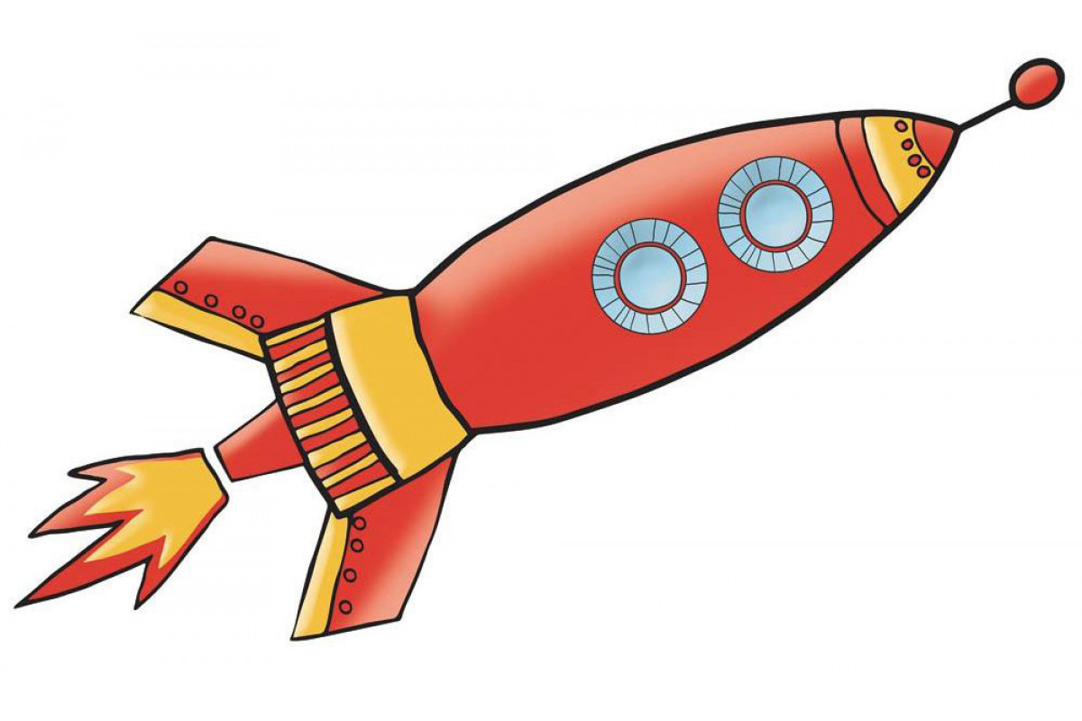 Ракета из бумаги для детей