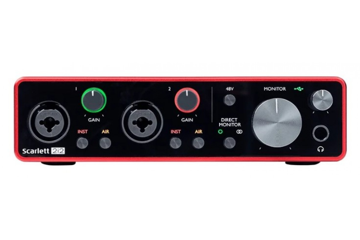 Звуковая карта focusrite scarlett 2i2 3 gen