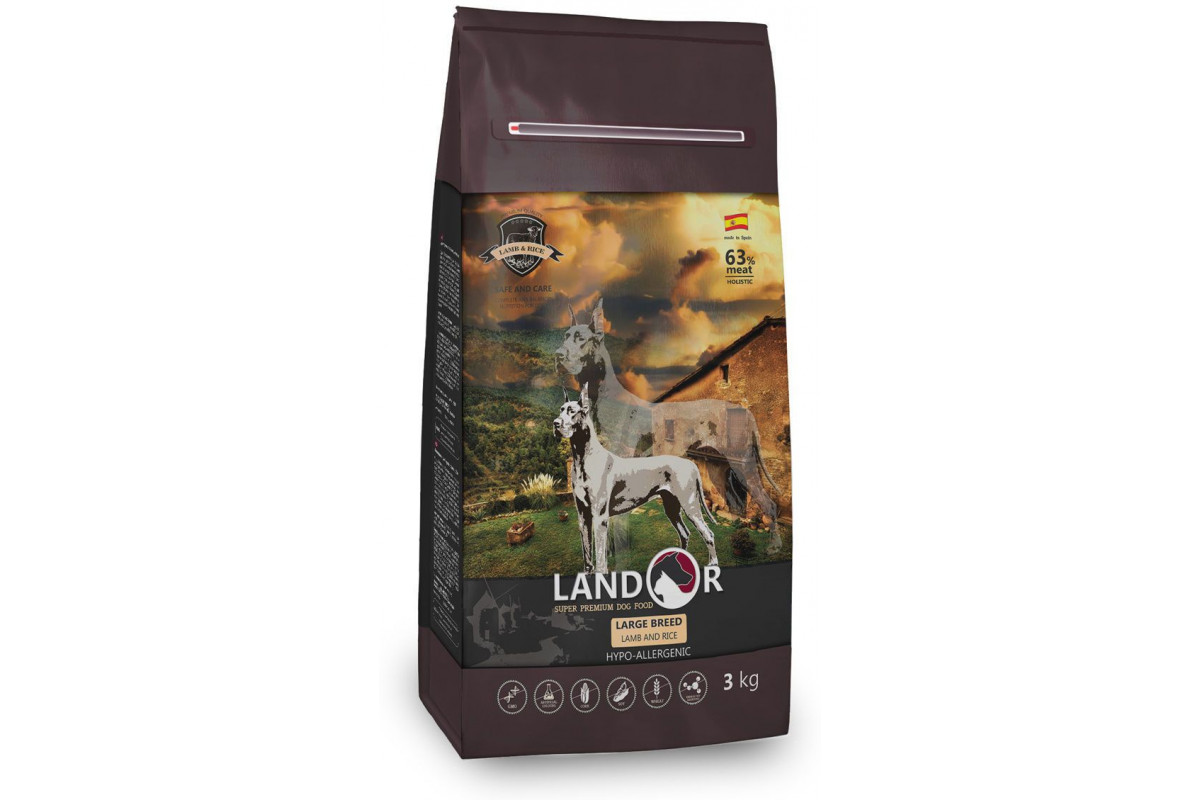 Landor корм для собак. Сухой корм для собак Landor ягненок, с рисом 15 кг (для крупных пород). Ландор корм для собак 15 кг. Корм Ландор для щенков крупных пород.